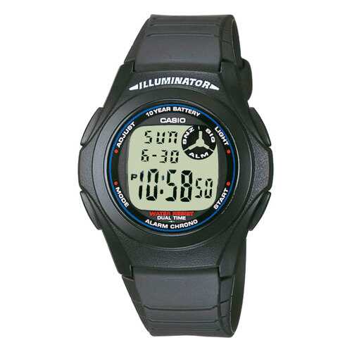 Наручные часы электронные мужские Casio Illuminator Collection F-200W-1A в Концепт Клаб