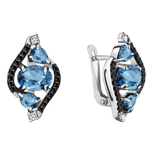 Серьги Aquamarine 4474605Ч.5 в Концепт Клаб