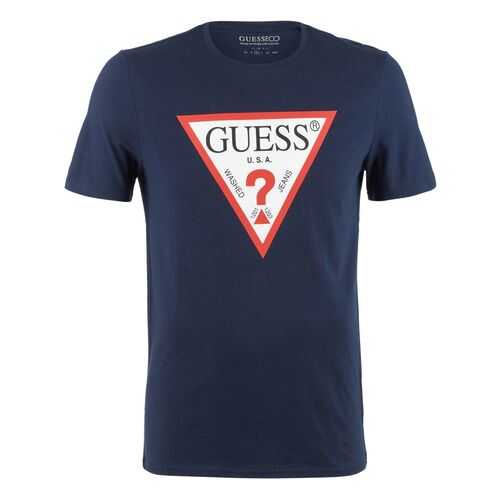 Футболка мужская Guess M0YI71-I3Z11 синяя XL в Концепт Клаб