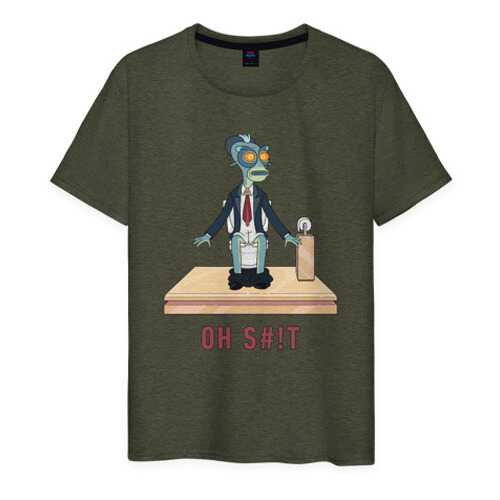 Футболка мужская ВсеМайки 1989009 хаки XXXL в Концепт Клаб
