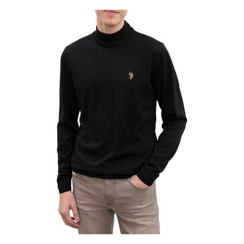 Водолазка мужская U.S. POLO Assn. G081SZ0TK0TH03-BSK9 черная 2XL в Концепт Клаб