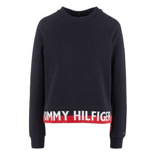 Свитшот женский Tommy Hilfiger WW0WW27179 синий M в Концепт Клаб